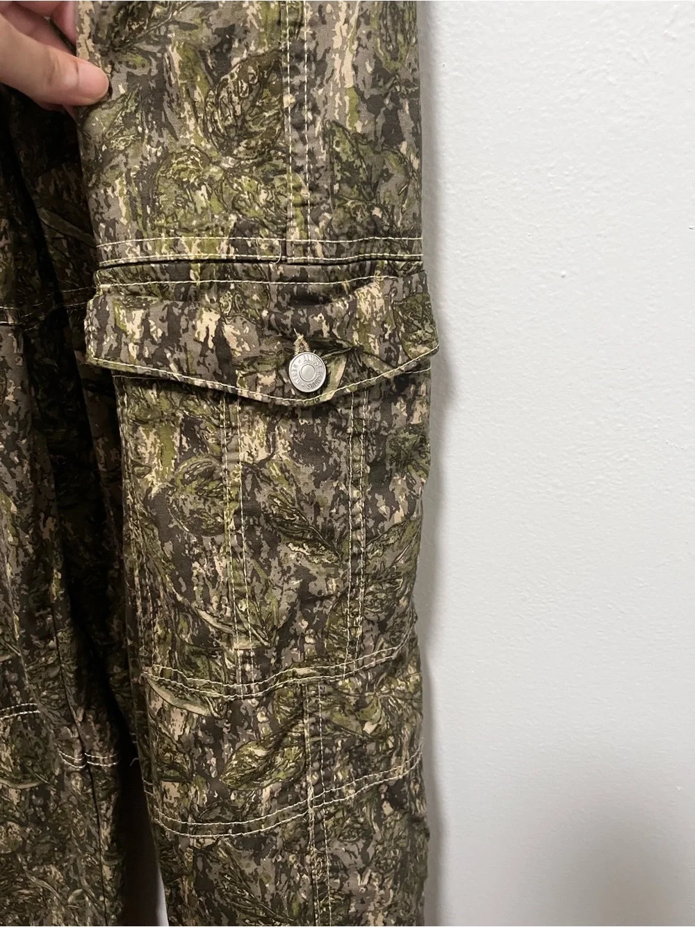 Camo Wide Leg Cargo Pants Cotton By Almost Famous Size Medium